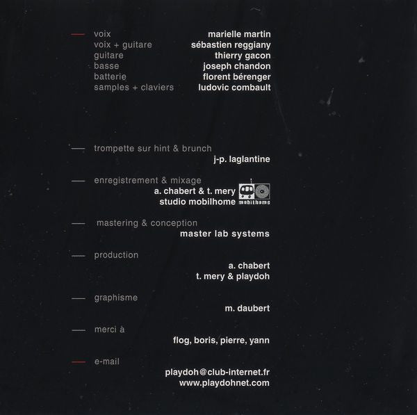 Playdoh : Playdoh (CD, Album)