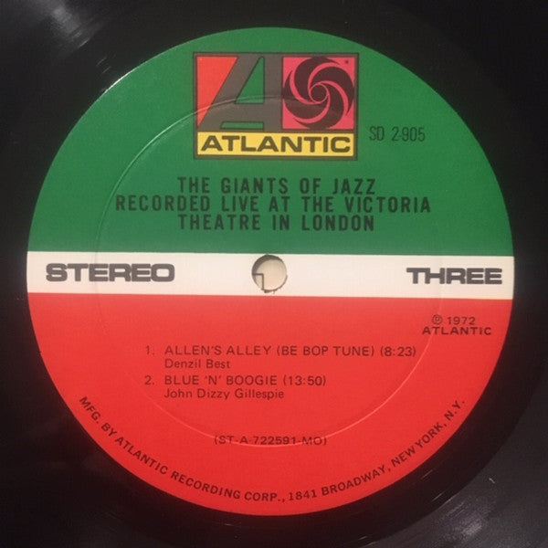 Art Blakey, Dizzy Gillespie, Al McKibbon, Thelonious Monk, Sonny Stitt, Kai Winding : The Giants Of Jazz (2xLP, Album)