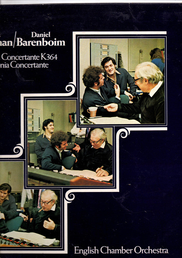 Isaac Stern / Pinchas Zukerman / Daniel Barenboim - Wolfgang Amadeus Mozart / Carl Stamitz, English Chamber Orchestra : Sinfonia Concertante K364 / Sinfonia Concertante (LP, Album, RE)