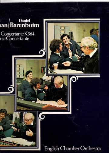 Isaac Stern / Pinchas Zukerman / Daniel Barenboim - Wolfgang Amadeus Mozart / Carl Stamitz, English Chamber Orchestra : Sinfonia Concertante K364 / Sinfonia Concertante (LP, Album, RE)