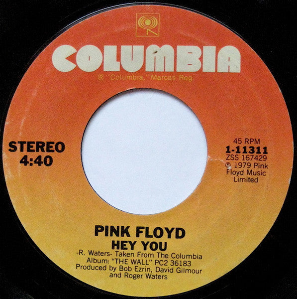 Pink Floyd : Comfortably Numb (7", Single, Styrene)