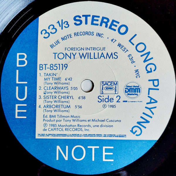 Anthony Williams : Foreign Intrigue (LP, Album)
