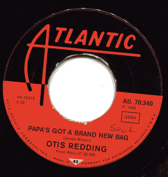 Otis Redding : Papa's Got A Brand New Bag (7", Single)