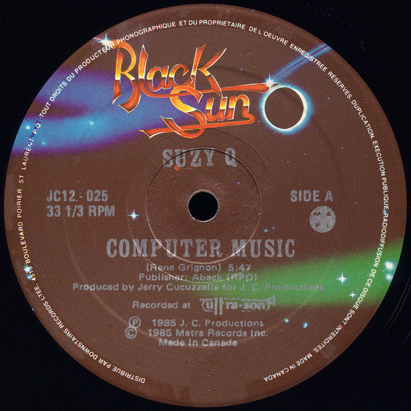 Suzy Q : Computer Music (12")