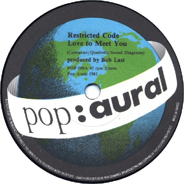 Restricted Code : Love To Meet You (7")