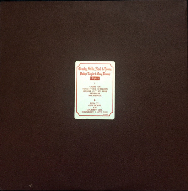 Crosby, Stills, Nash & Young : Déjà Vu (LP, Album, RE, MO )