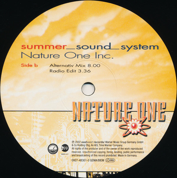 Nature One Inc. : Summer_Sound_System (12")