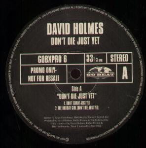 David Holmes : Don't Die Just Yet (12", Promo)