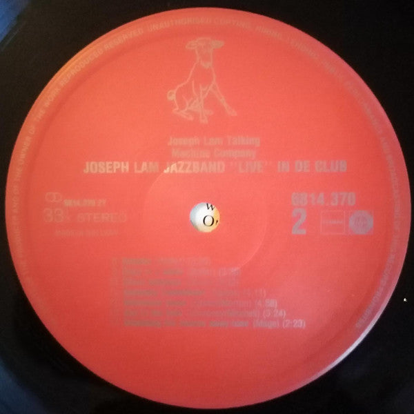 Joseph Lam Jazz Band : Live In De Club (LP, Album)