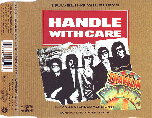 Traveling Wilburys : Handle With Care (CD, Mini, Single)