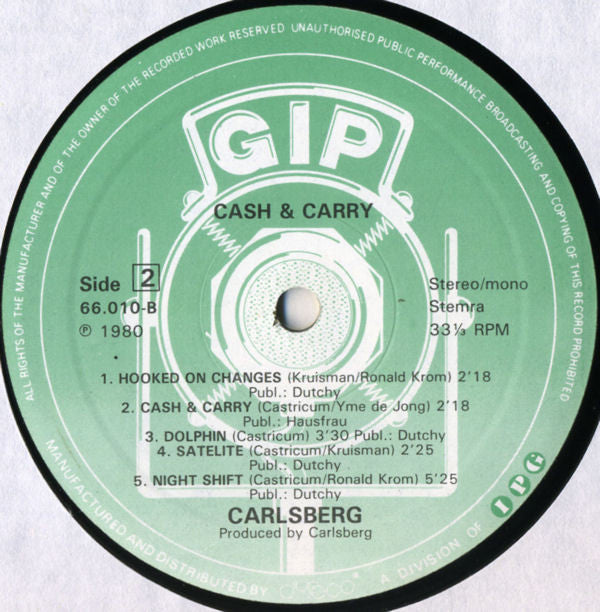 Carlsberg : Cash & Carry (LP, Album)