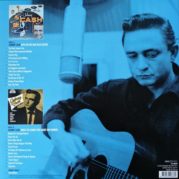Johnny Cash : With His Hot And Blue Guitar / Sings The Songs That Made Him Famous (LP, Comp)
