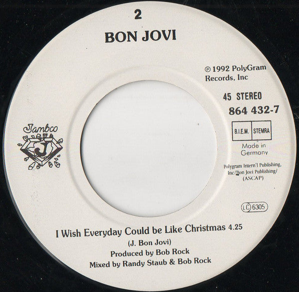 Bon Jovi : Keep The Faith (7", Single)