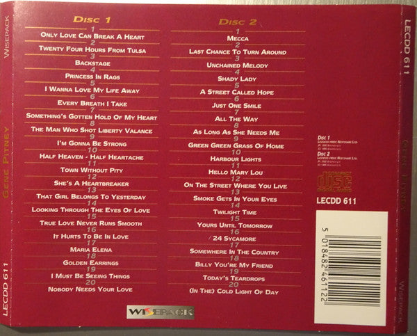 Gene Pitney : The Essential Collection (2xCD, Comp)