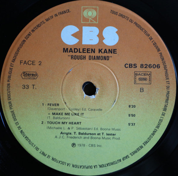 Madleen Kane : Rough Diamond (LP, Album, Gat)