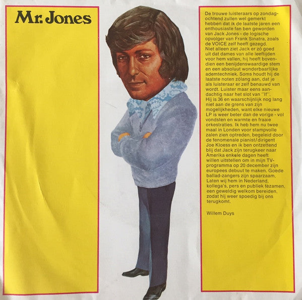 Jack Jones : The Voice Of Jack Jones (7", Single)