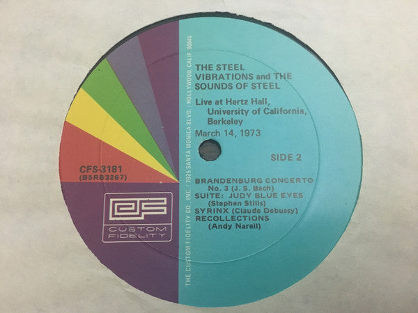 The Steel Vibrations And The Sounds Of Steel : Live At Hertz Hall, University Of California, Berkeley (LP, Blu)