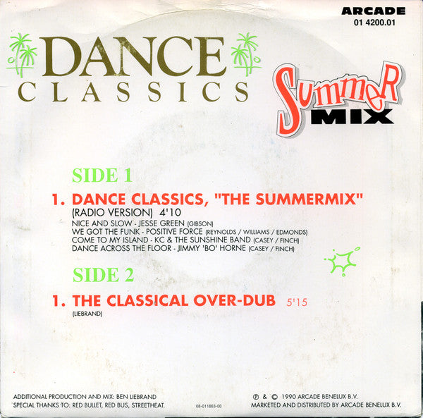 Various : Dance Classics - The Summer Mix (7", Single)