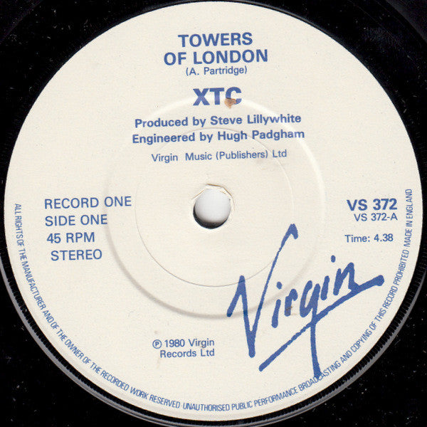 XTC : Towers Of London (2x7", Tow)