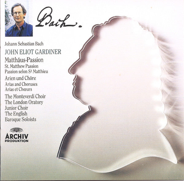 Johann Sebastian Bach - John Eliot Gardiner, The Monteverdi Choir, The London Oratory Junior Choir, The English Baroque Soloists : Matthaus-Passion • St. Matthew Passion • Passion Selon St Matthieu • Passione Secondo S. Matteo BWV 244 (CD, Comp)