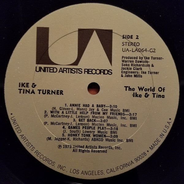 Ike & Tina Turner : The World Of Ike & Tina (2xLP, Gat)