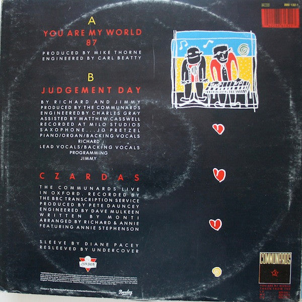 The Communards : You Are My World (12", EP)