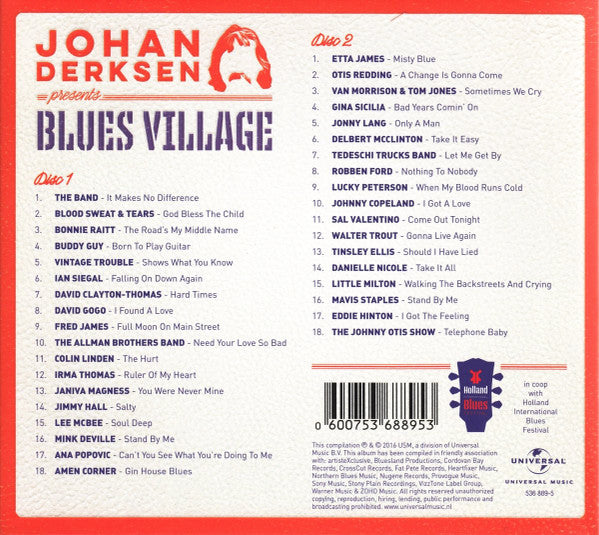 Various : Johan Derksen Presents Blues Village (2xCD, Comp)