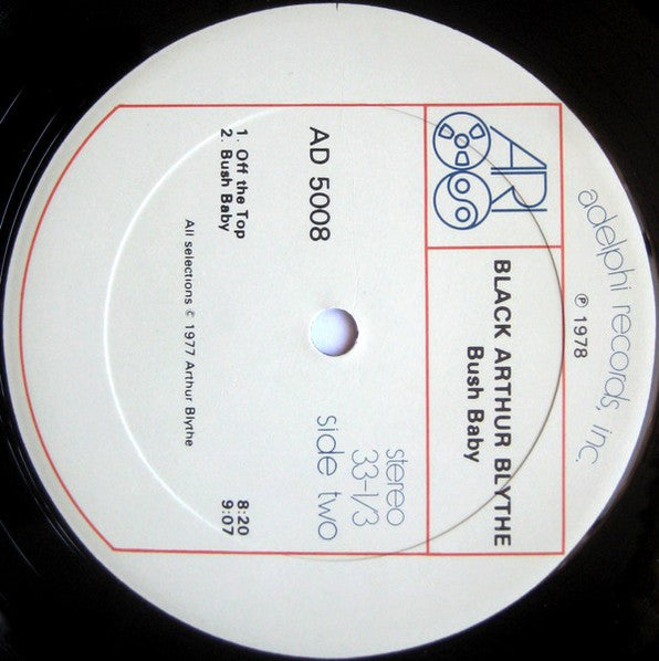 Arthur Blythe : Bush Baby (LP, Album)
