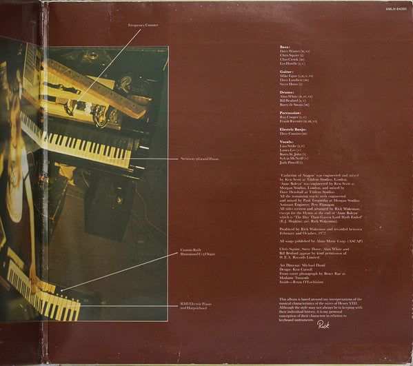 Rick Wakeman : The Six Wives Of Henry VIII (LP, Album, RE)