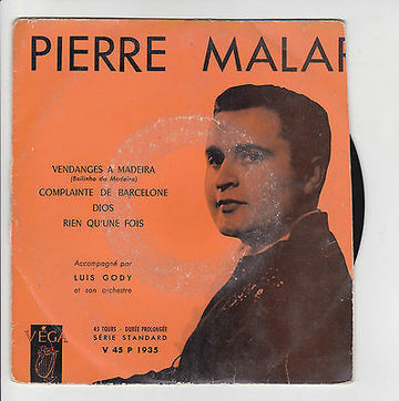 Pierre Malar : Vendanges A Madeira (7", EP)