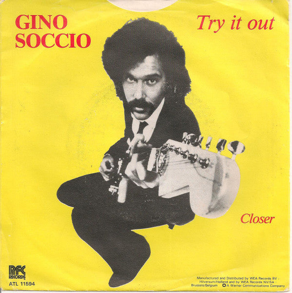 Gino Soccio : Try It Out (7", Single)