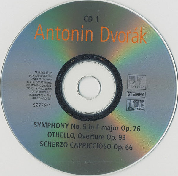 Antonín Dvořák / Oslo Filharmoniske Orkester, Mariss Jansons : Symphonies 5-7-8-9 (3xCD, Comp)