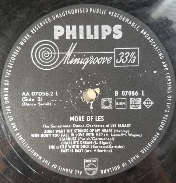 Les Elgart And His Orchestra : More of Les (LP, Album)