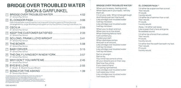 Simon & Garfunkel : Bridge Over Troubled Water (CD, Album, RE)