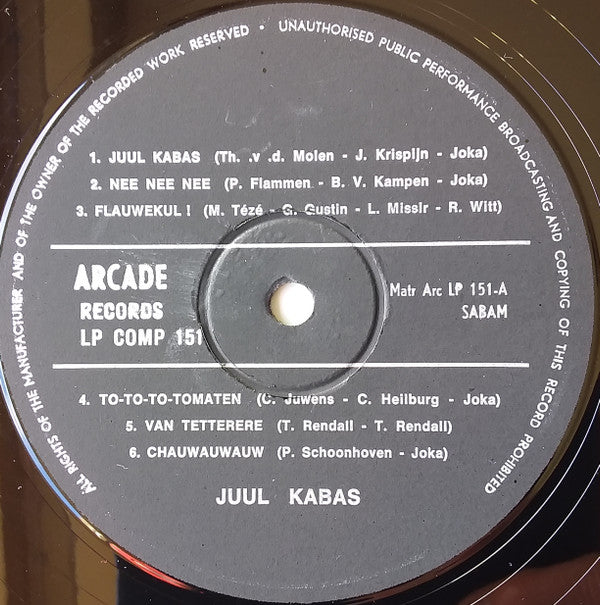 Juul Kabas : Ze Noeme Mij de Juul Kabas (LP, Album)