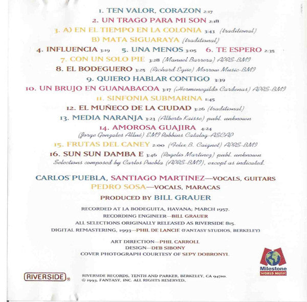 Carlos Puebla, Santiago Martinez, Pedro Sosa : La Bodeguita Del Medio (CD, Album)
