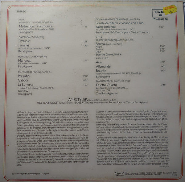 James Tyler : Gitarre (LP, RE)