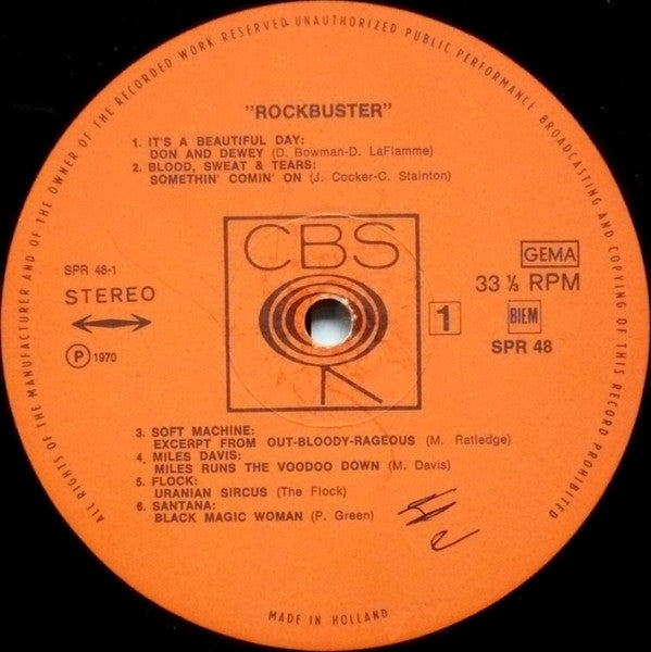Various : Rock Buster (2xLP, Comp, Gat)