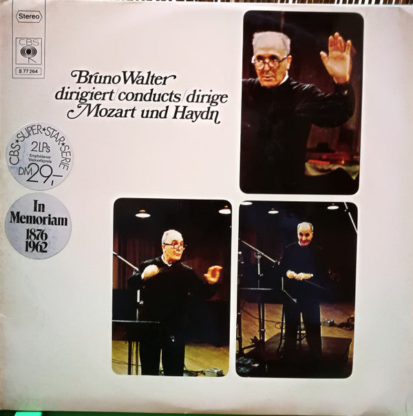 Bruno Walter : Bruno Walter Dirigiert Conducts Dirige Mozart Und Haydn (2xLP, Comp)