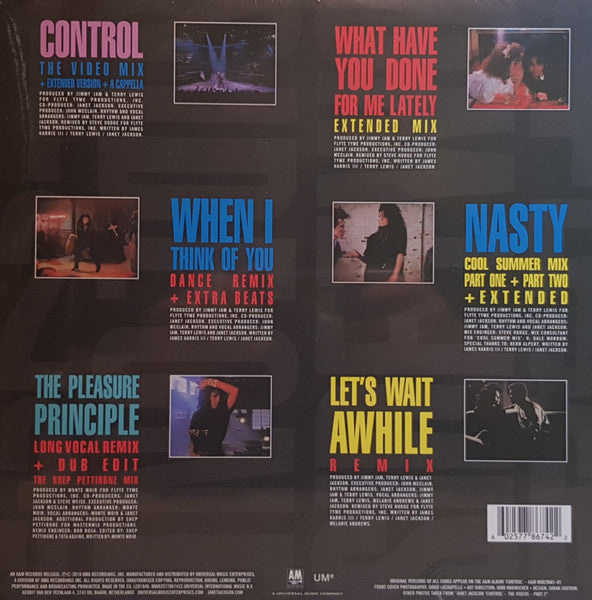 Janet Jackson : Control: The Remixes (2xLP, Comp, RE)