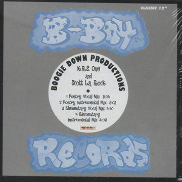 Boogie Down Productions : Poetry / Elementary (12", RE)