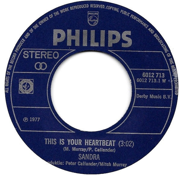Sandra Reemer : This Is Your Heartbeat / Lonely Hearts Club Guide (7", Single)