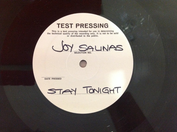 Joy Salinas : Stay Tonight (12", TP)