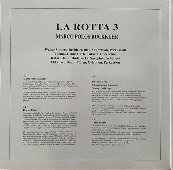 La Rotta : La Rotta 3 - Marco Polos Rückkehr (LP)