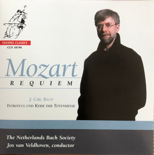 Wolfgang Amadeus Mozart, Johann Christian Bach / De Nederlandse Bachvereniging - Jos Van Veldhoven : Requiem / Introitus Und Kyrie Der Totenmesse (CD, Album)