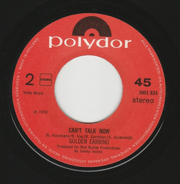 Golden Earring : Movin' Down Life (7", Single)