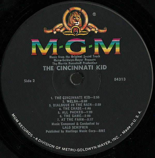 Lalo Schifrin : The Cincinnati Kid (LP, Album, Mono)