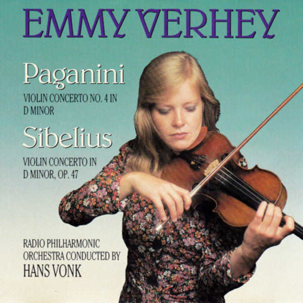 Jean Sibelius, Niccolò Paganini - Emmy Verhey, Radio Filharmonisch Orkest, Hans Vonk : Violin Concertos (CD, Album, Comp)