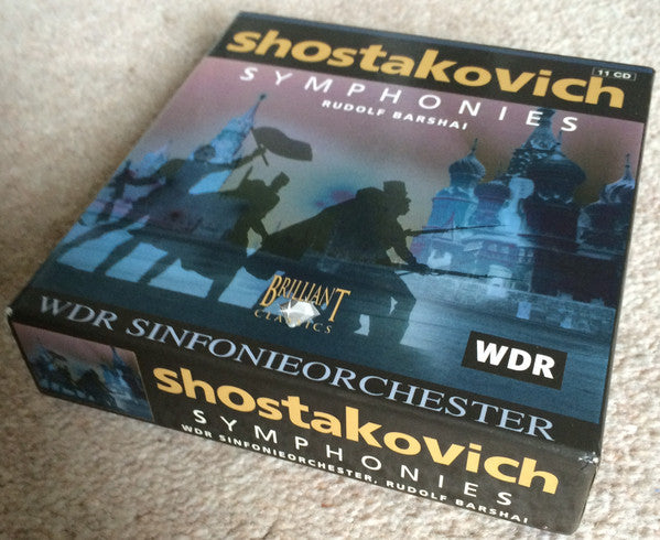 Dmitri Shostakovich - WDR Sinfonieorchester Köln, Rudolf Barshai : Symphonies (11xCD, Album + Box, Wal)