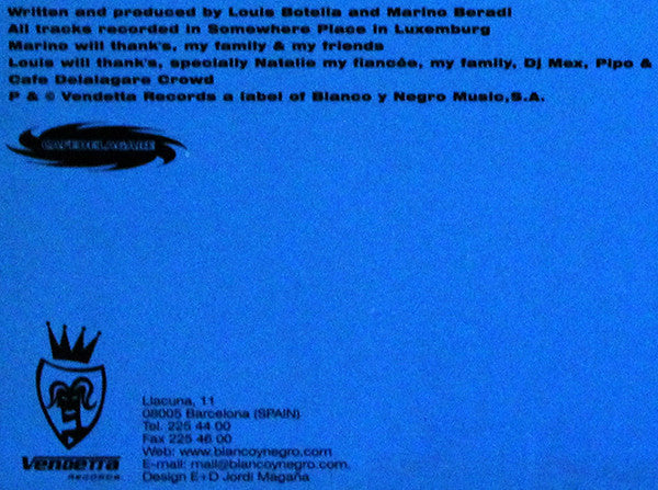 Botella & Berardi : Disclo (12", Maxi)